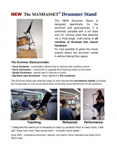 Revised 2B MANHASSET Drummer Stand Flyer